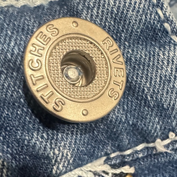 Men's Light Blue Flare Jeans - Picture 4 of 8